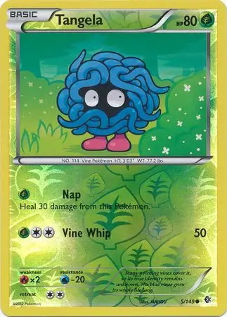 Boundaries Crossed Tangela #5/149 reverse holo
